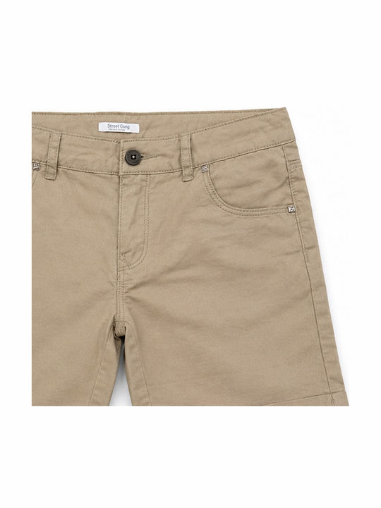 Pantaloni Scurți/Bermude Tesatura Bej