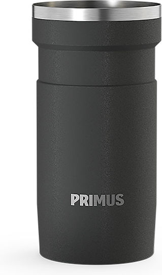 Primus Handled Tumbler Θερμός Ανοξείδωτο 350ml Γκρι με Καλαμάκι και Λαβή