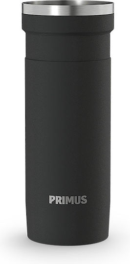 Primus Handled Tumbler Thermos Stainless Steel 500ml Gray with Straw and Handle