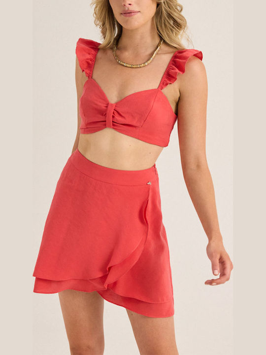 Mini Skirt Coral