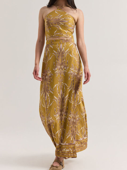 Maxi Skirt Mustard