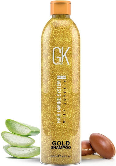 GK Hair Gold Sampon de Păr Reconstrucție/Hrană pentru Toate Tipurile de Păr 250ml