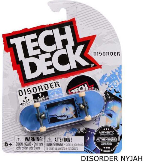 Techdeck Παιχνίδι Μινιατούρα TechDeck για 6+ Ετών (Διάφορα Σχέδια)