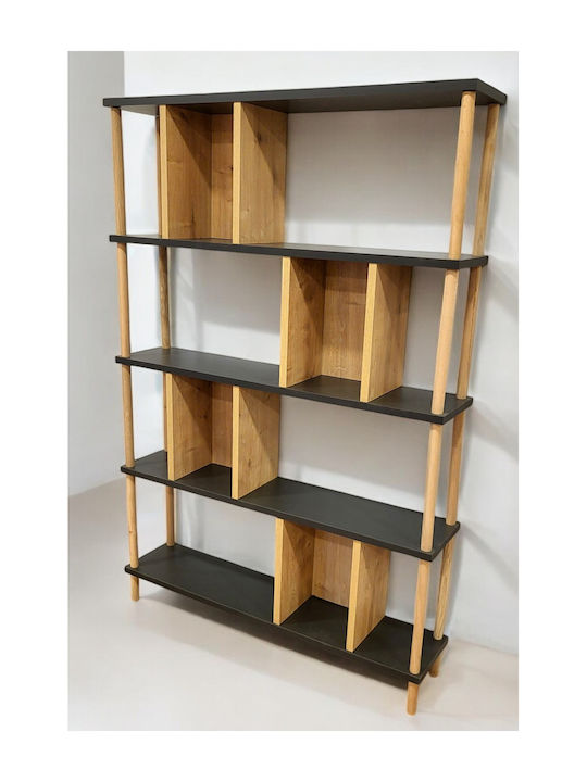 Βιβλιοθήκη Γκρι 90x20x137εκ.