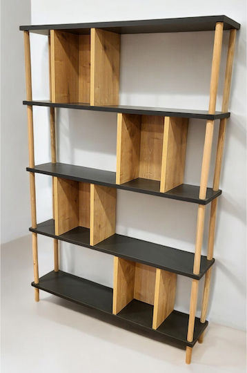 Bibliotecă Gri 90x20x137 cm