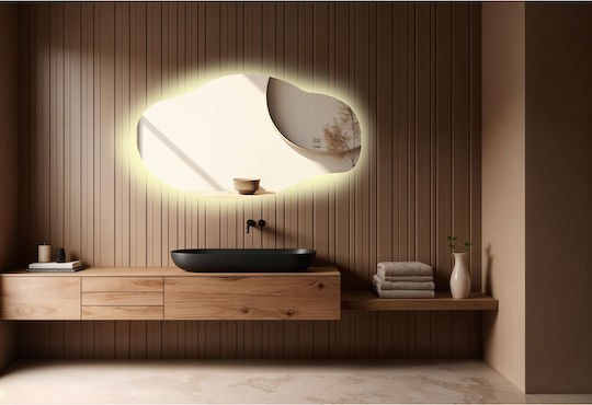 SteweHome Καθρέπτης Ασύμμετρος & LED Φωτισμό SteweHome Καθρέπτης Ασύμμετρος & LED Φωτισμό