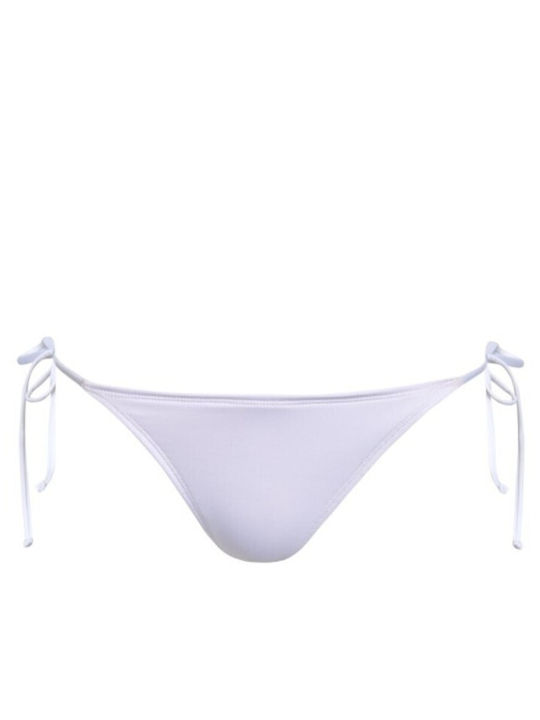 Bikini Slip with Laces White