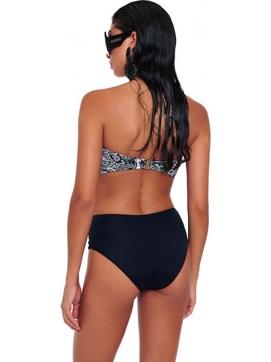 Bikini Slip Ψηλόμεσο Μαύρο