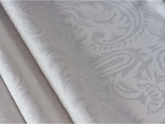 SteweHome Tischdecke Mit Spitze Grau 140x240cm