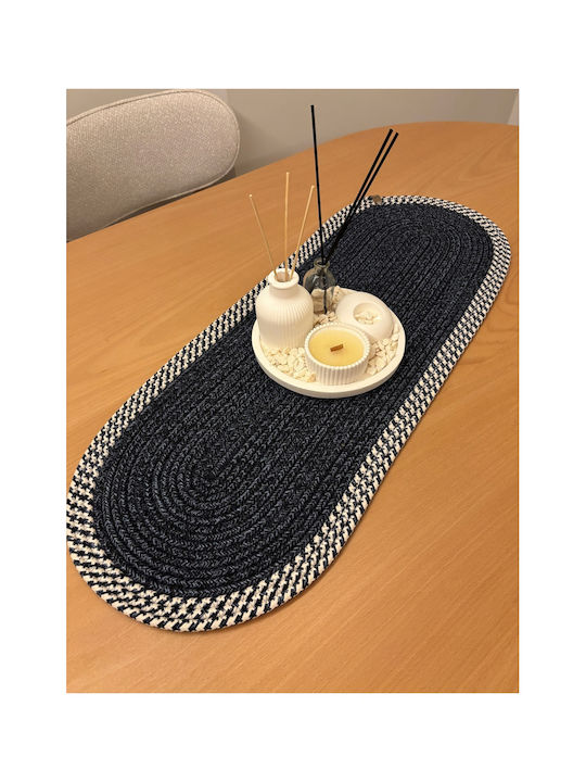 SteweHome Cotton Knitted Table Runner 30x80cm