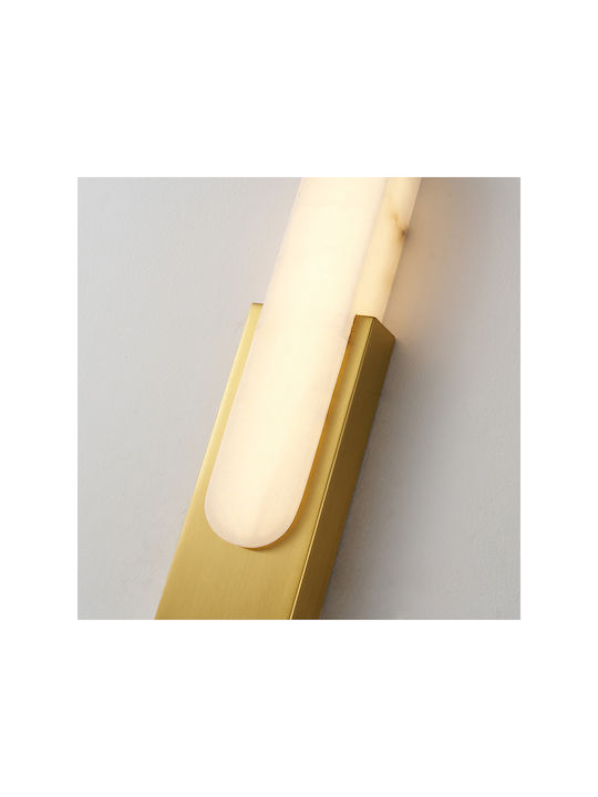 SteweHome Modern Wall Lamp with Integrated LED and Warm White Multicolour Light