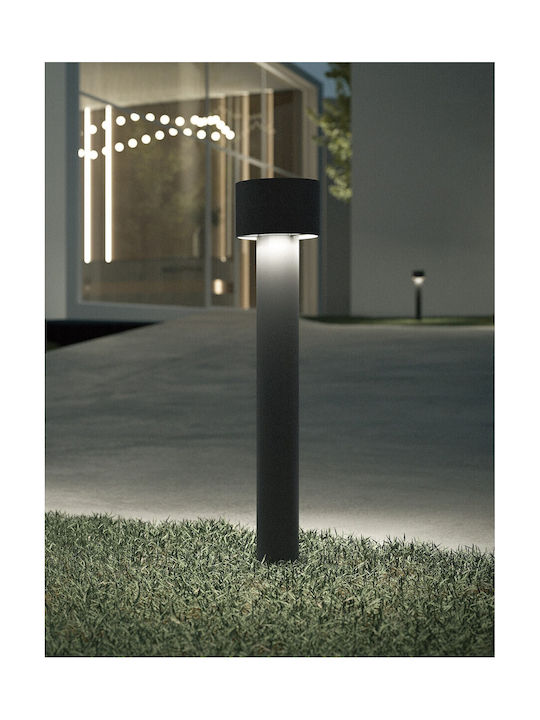 VK Lighting Outdoor LED Floor Lamp for Exterior 10W with Warm White Light IP65 Gray