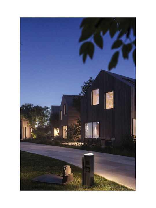 VK Lighting LED Outdoor Floor Lamp 5W With Warm White Light IP54 Brown