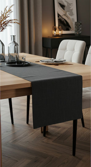 SteweHome Runner Bumbac Negru Alb 50x150 cm