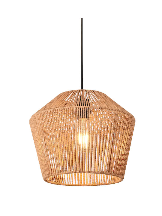 SteweHome Adjustable White Ceiling Light with Rope for E27 Socket 30x90x81cm