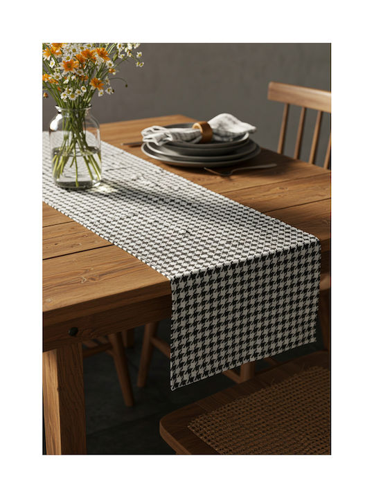 SteweHome Runner Bumbac Negru 50x150cm