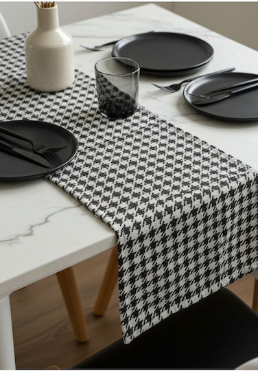 SteweHome Baumwoll Läufer Schwarz 50x150cm