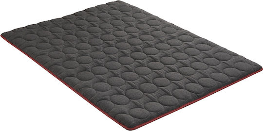 SteweHome Υπέρδιπλο Υπόστρωμα Camping 200x150cm Πάχους 7cm Γκρι