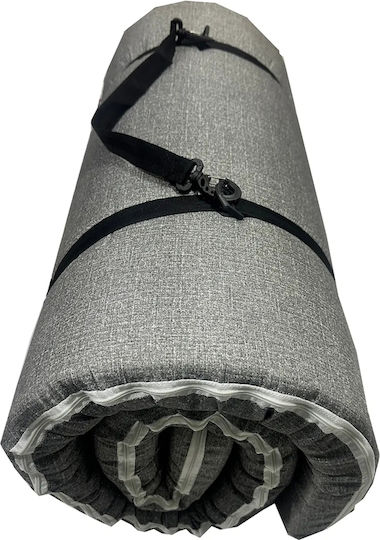 SteweHome Ημίδιπλο Υπόστρωμα Camping 180x80cm Πάχους 7cm Γκρι