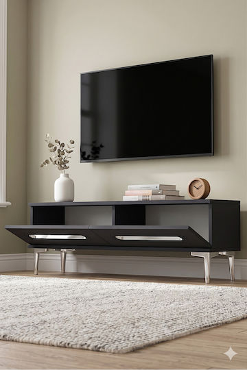 Floor-Standing Gray TV Stand 120x30x41 cm Floor-Standing Gray TV Stand 120x30x41 cm