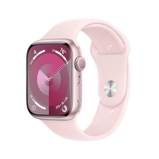 Apple Watch Series 5 Cellular Aluminium 44mm 4G - LTE / Bluetooth / NFC / Wi-Fi Refurbished Grade A Grey, Pink Sport Band