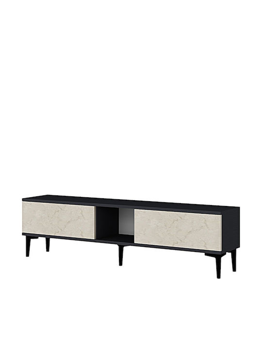 Έπιπλο Τηλεόρασης Γκρι Μ150xΠ30xΥ41cm