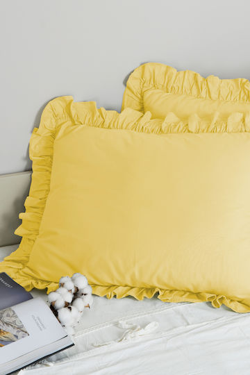 SteweHome Set Yellow Pillowcases 50x70cm