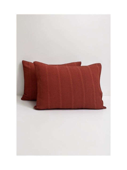SteweHome Set Red Pillowcases 50x70cm
