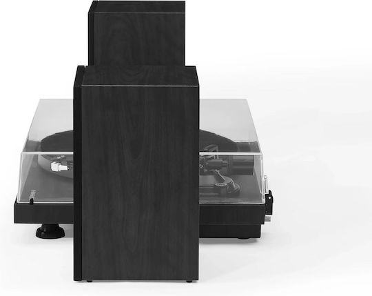 Crosley C62 Pick-Up Cu Transmisie Cu Curea Și Preamp Încorporat Cu Difuzoare Negru