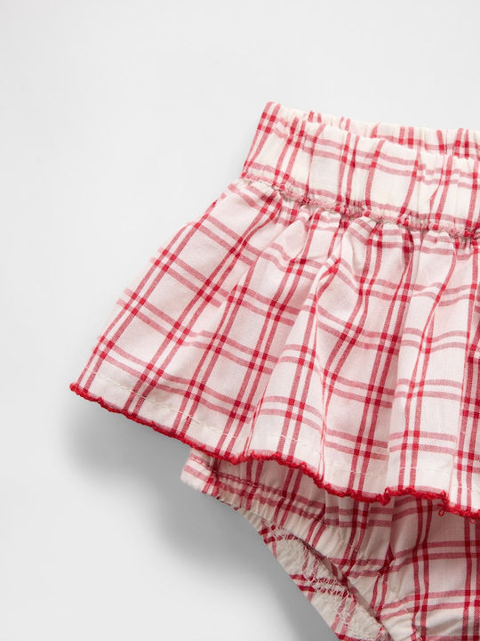 Παιδικό Σετ με Φούστα Καλοκαιρινό 2τμχ Modern Red