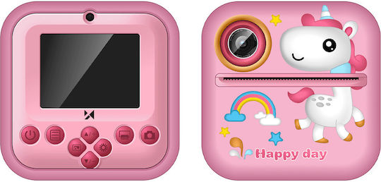 Wozinsky WDT-03 Kinder Kompaktkamera mit Thermodruck Rosa