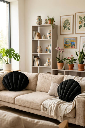 SteweHome Μαξιλάρι Μαύρο 35x45εκ. SteweHome Μαξιλάρι Μαύρο 35x45εκ.