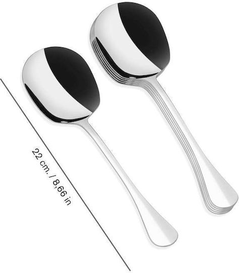 SteweHome Ανοξείδωτα Ασημί STE-023653-P23653 2τμχ