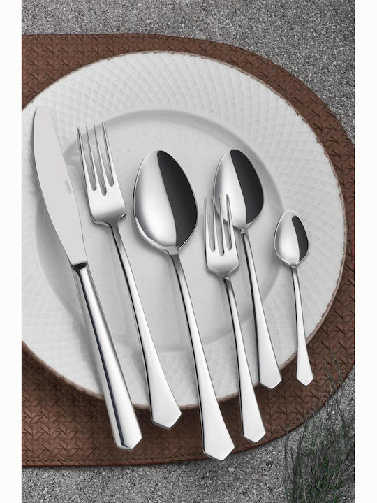 SteweHome Set Of Silver Inox Coffee Tea Spoons 6 Pieces