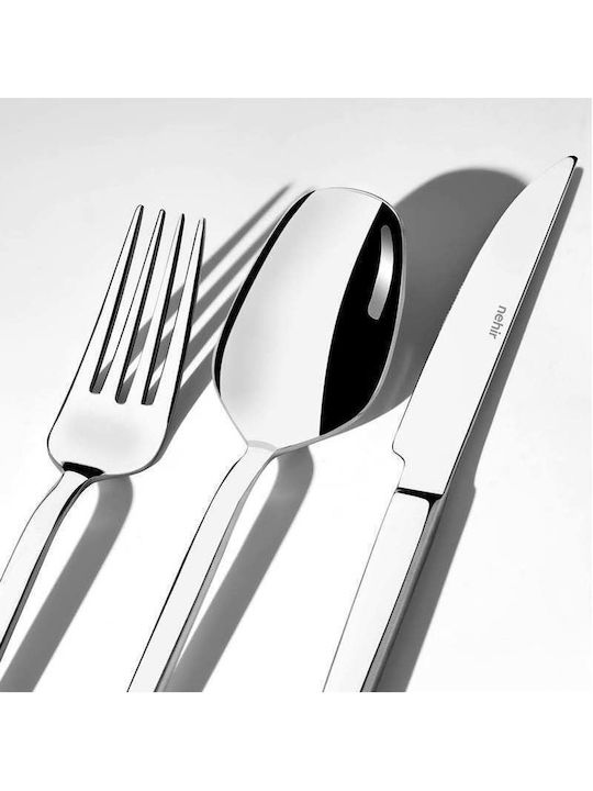 SteweHome Cutlery Set Stainless Steel Gray 84 Pieces