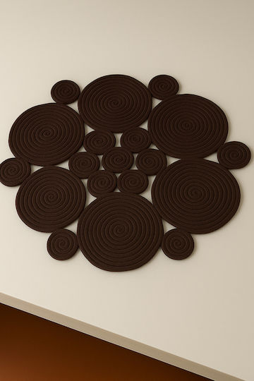 SteweHome 65x62cm Καλοκαιρινό από Γιούτα Στρογγυλός