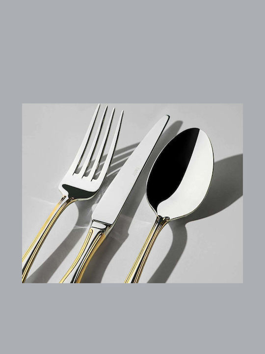 SteweHome Cutlery Set Stainless Steel Gold 36 Pieces