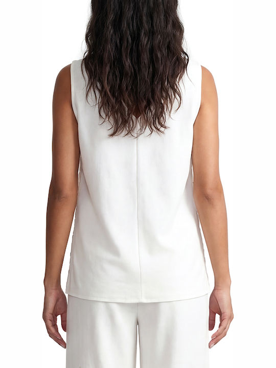 Moutaki Women's Sleeveless Multicolour Blouse