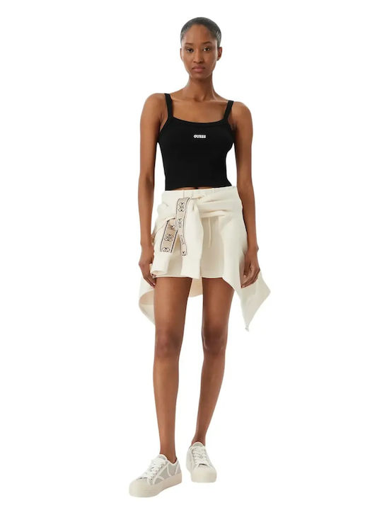 Damen Bluse Ärmellose Schwarze