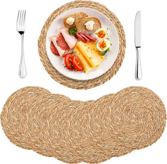 SteweHome Салфетки Сламени Бежови 100x35см 6 Бройки