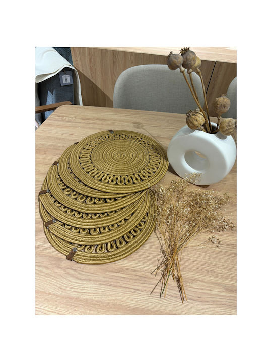 SteweHome Wicker Placemats 33x33cm 6 Pieces