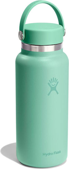 Hydro Flask Thermos Bottle 946ml Mermaid Green
