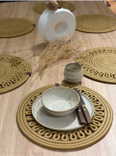 SteweHome Tischsets Korbweide 33x33cm 6 Stück