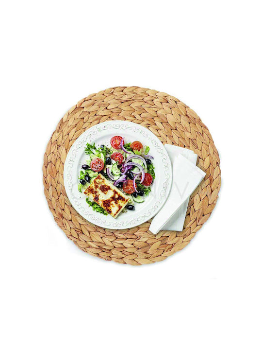 SteweHome SteweHome Tischsets Rund Stoff Braun 46cm