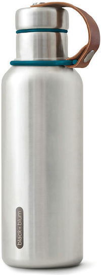Black+Blum Stainless Steel / Plastic Thermos Bottle 500ml Silver