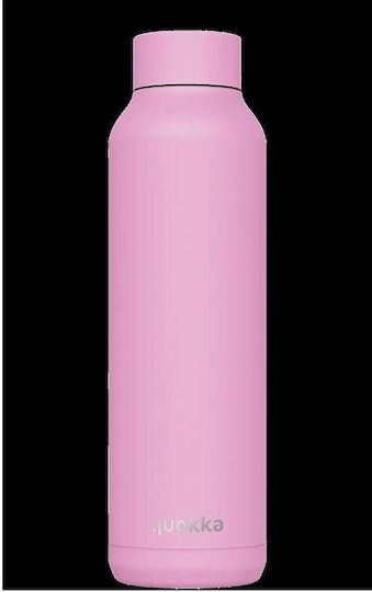 Quokka Solid Μπουκάλι Θερμός Ανοξείδωτο BPA Free 630ml Blossom Pink