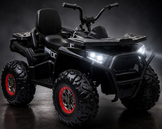 Kids 4 Wheel Electric Motorbike 12 Volt Black for Ages 3+