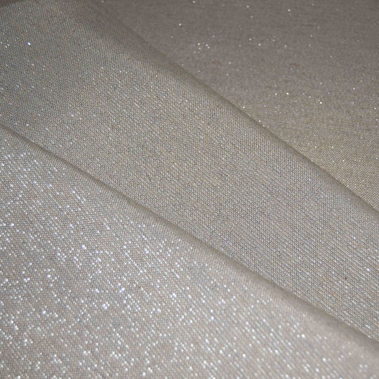 Υφασμάτινος Φιόγκος Διακόσμησης Sparkle Μπεζ 45×35 Κορδέλα