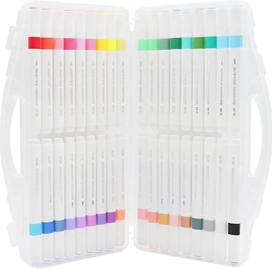 M G Drawing Markers 1mm Set 36 Colours APMT80A9