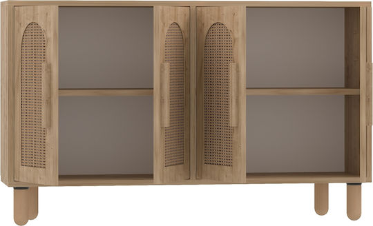 Μπουφές Ξύλινος Πολύχρωμος 120x30x73cm